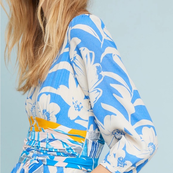 Anthropologie Maeve Belted Kimono Dress - Picture 3 of 7